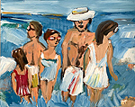 Am Meer - Sigrid Palmer Malerei Kunst Künstlerin painting art artist Frankfurt