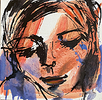 Kopf - Sigrid Palmer Malerei Kunst Künstlerin painting art artist Frankfurt