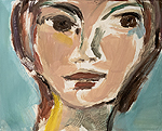 Kopf - Sigrid Palmer Malerei Kunst Künstlerin painting art artist Frankfurt