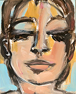 Kopf - Sigrid Palmer Malerei Kunst Künstlerin painting art artist Frankfurt